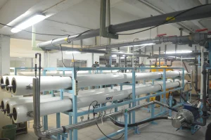 Ruang mesin Instalasi Water Treatment Plant